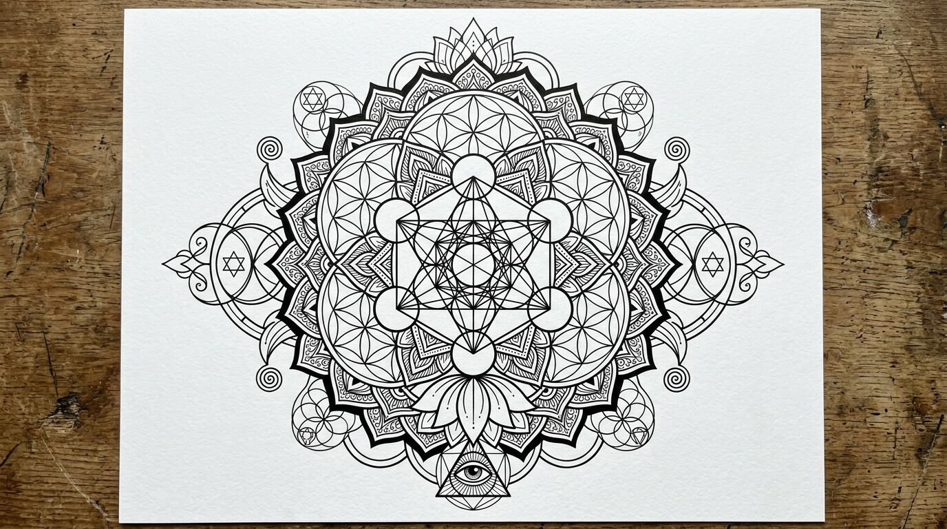Sacred Geometry Drawing.pdf How to Draw Sacred Geometry: Beginner Step-by-Step Guide
